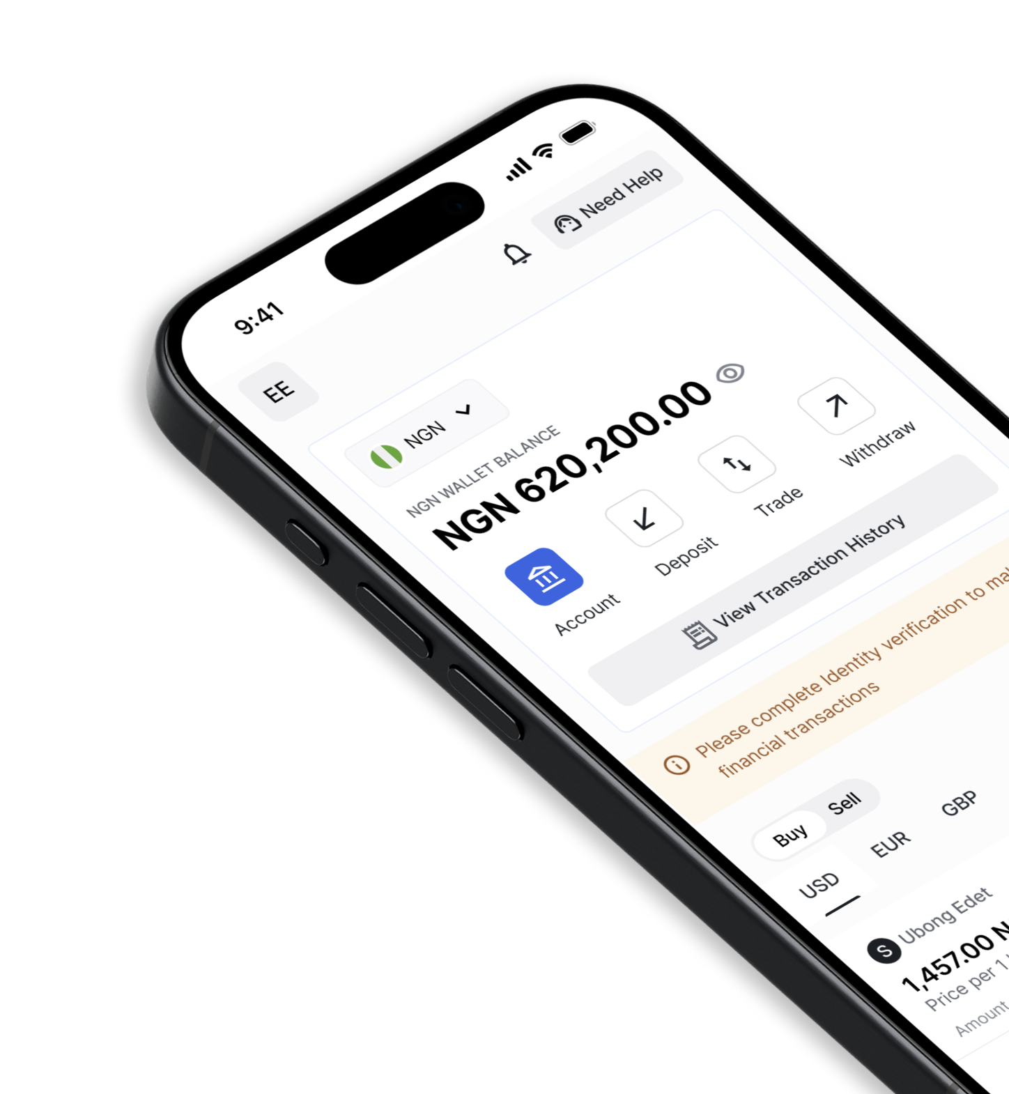Blomgram mobile app interface